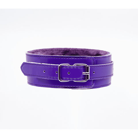 Fur Lined PU Collar and Lead Set by Berlin Baby - Collars and Leads