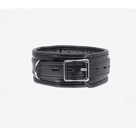 Padded BDSM Collar With Lockable Buckle by Berlin Baby - Collars and Leads