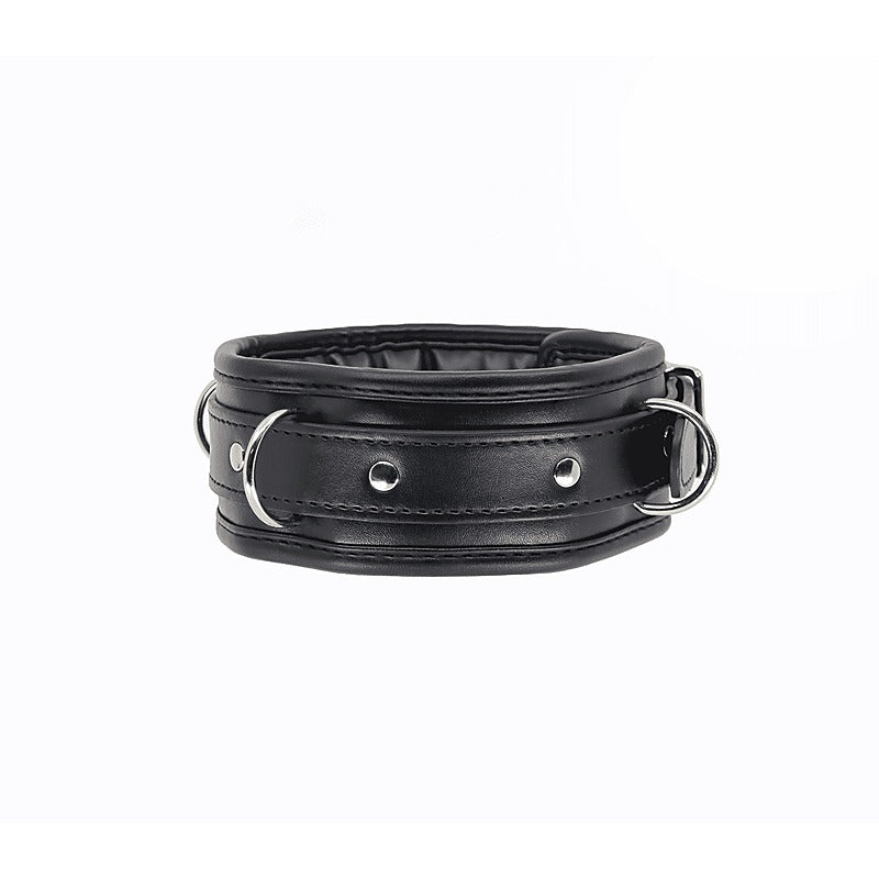 Padded BDSM Collar With Lockable Buckle by Berlin Baby - Collars and Leads