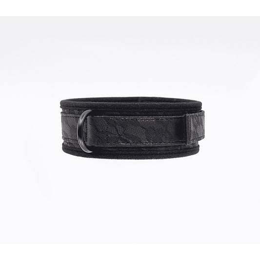 Lace Printed BDSM Leather Collar by Berlin Baby - Collars and Leads