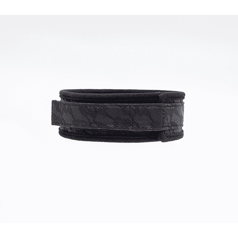 Lace Printed BDSM Leather Collar by Berlin Baby - Collars and Leads