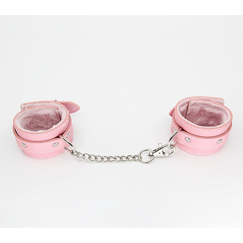 Faux Fur Lined Leatherette Wrist Restraint by Berlin Baby - Cuffs And Restraints
