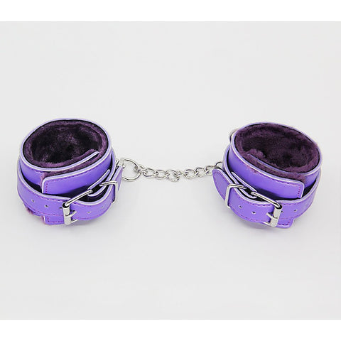 Faux Fur Lined Leatherette Wrist Restraint by Berlin Baby - Cuffs And Restraints