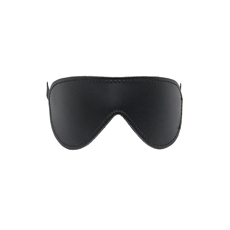 Faux Leather Blindfold with Faux Fur Lining by Berlin Baby - Masks And Blindfolds