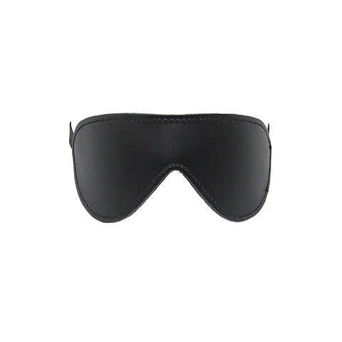 Faux Leather Blindfold with Faux Fur Lining by Berlin Baby - Masks And Blindfolds