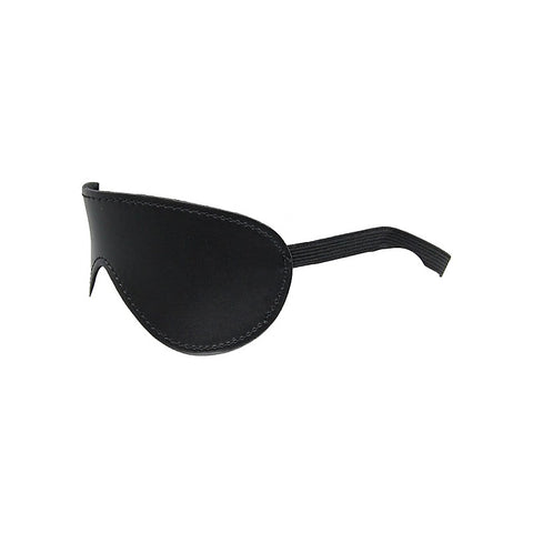 Faux Leather Blindfold with Faux Fur Lining by Berlin Baby - Masks And Blindfolds