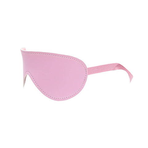 Faux Leather Blindfold with Faux Fur Lining by Berlin Baby - Masks And Blindfolds