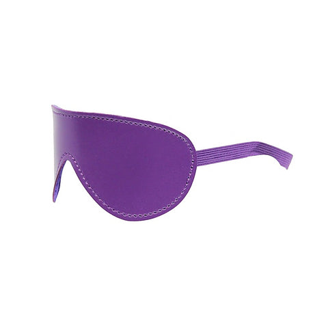 Faux Leather Blindfold with Faux Fur Lining by Berlin Baby - Masks And Blindfolds