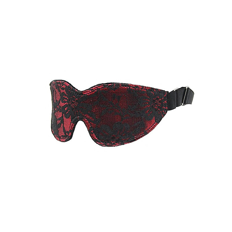 BDSM Play Satin & Lace Blindfold by Berlin Baby - Masks And Blindfolds