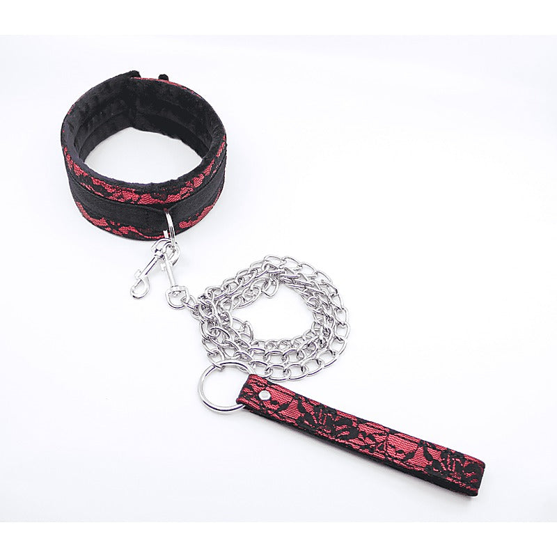 Satin and Lace BDSM Play Collar by Berlin Baby - Collars and Leads