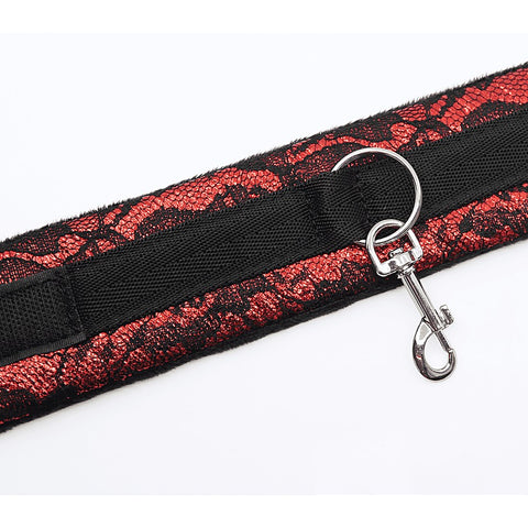 Satin and Lace BDSM Play Collar by Berlin Baby - Collars and Leads