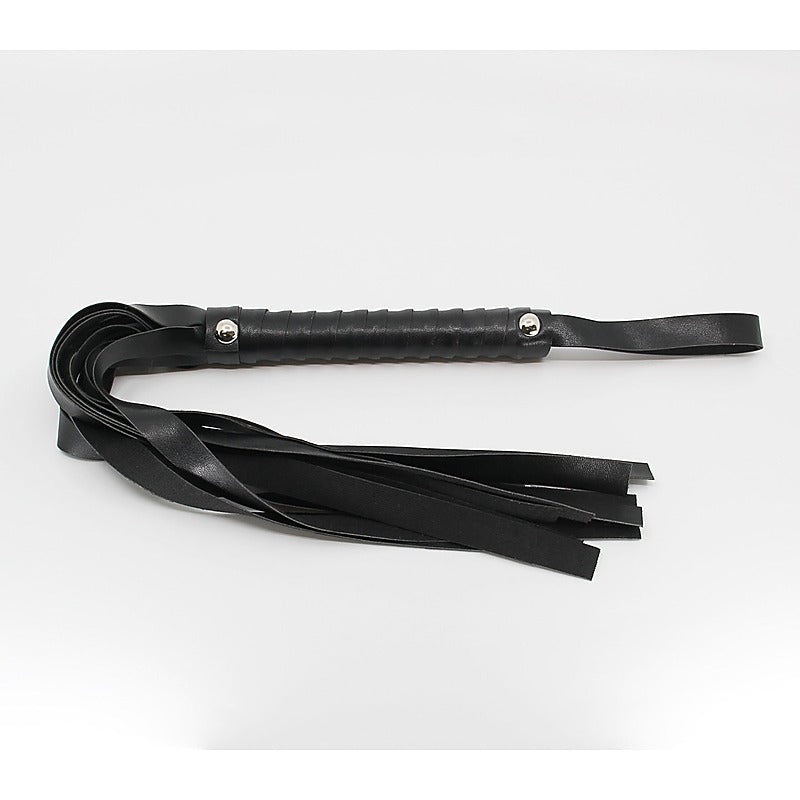 Basic PU Leather Bondage Flogger by Berlin Baby - Whips And Crops
