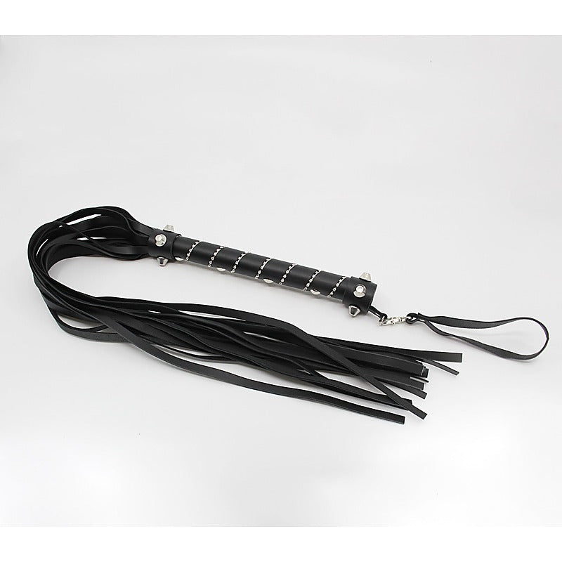 Chain Handle BDSM Play Flogger by Berlin Baby - Whips And Crops