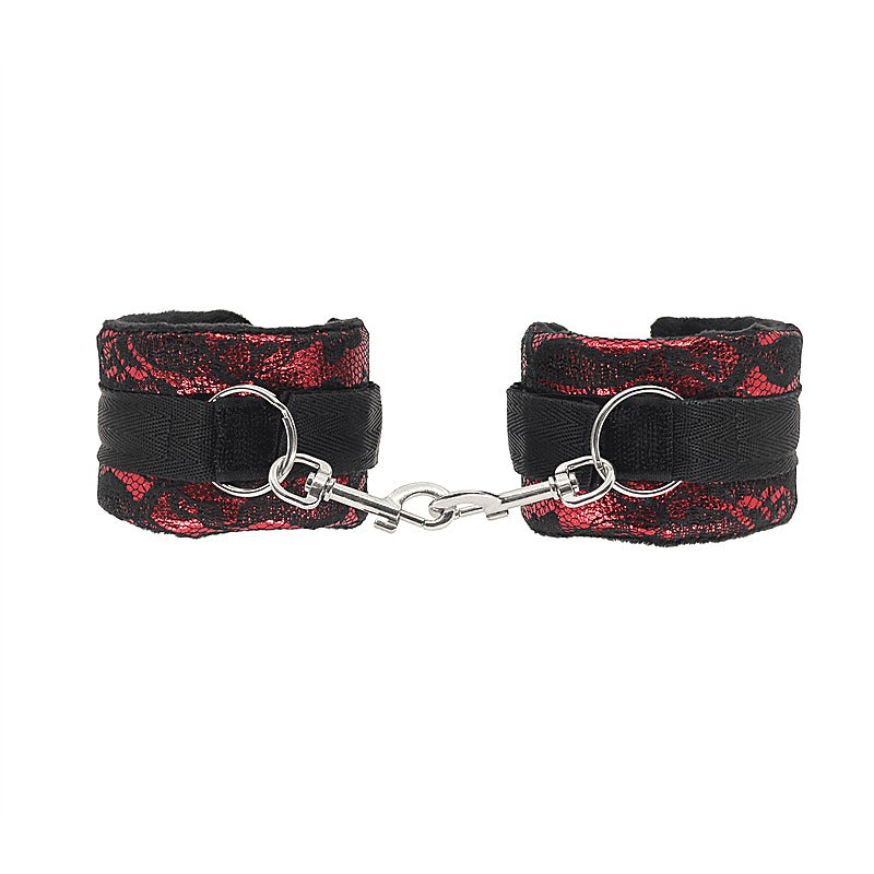 Satin and Lace Bondage Wrist Cuffs by Berlin Baby - Cuffs And Restraints