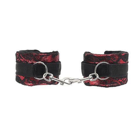 Satin and Lace Bondage Wrist Cuffs by Berlin Baby - Cuffs And Restraints