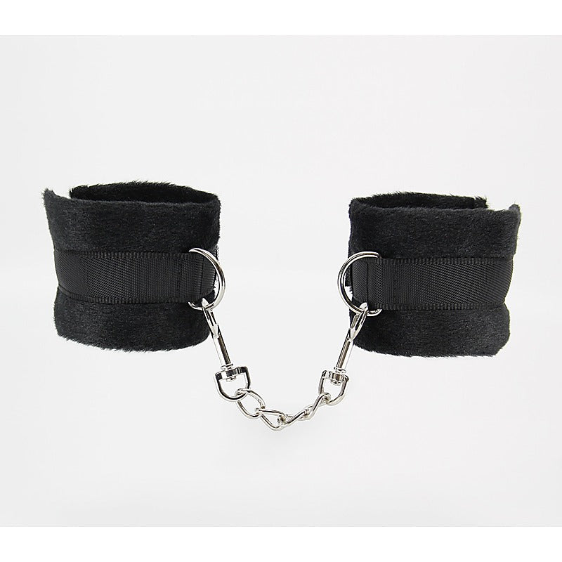 Plush Bondage Cuffs With Webbing Hook by Berlin Baby - Cuffs And Restraints