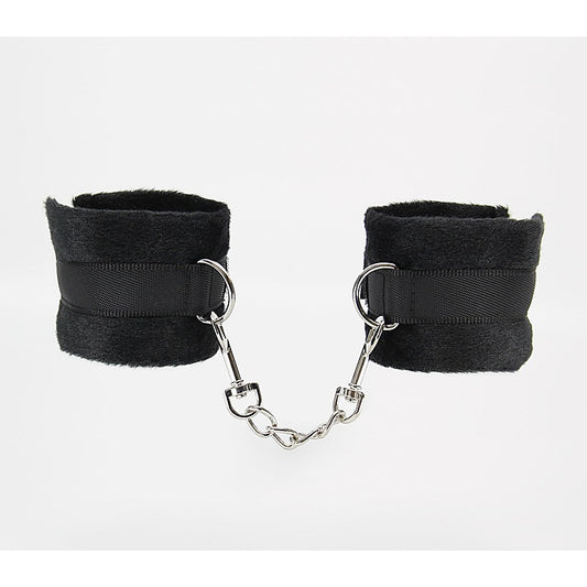 Plush Bondage Cuffs With Webbing Hook by Berlin Baby - Cuffs And Restraints