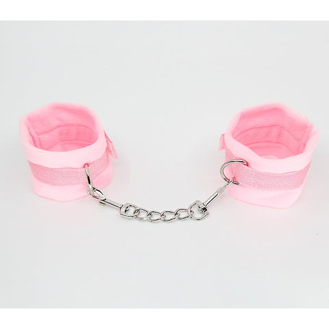 Plush Bondage Cuffs With Webbing Hook by Berlin Baby - Cuffs And Restraints