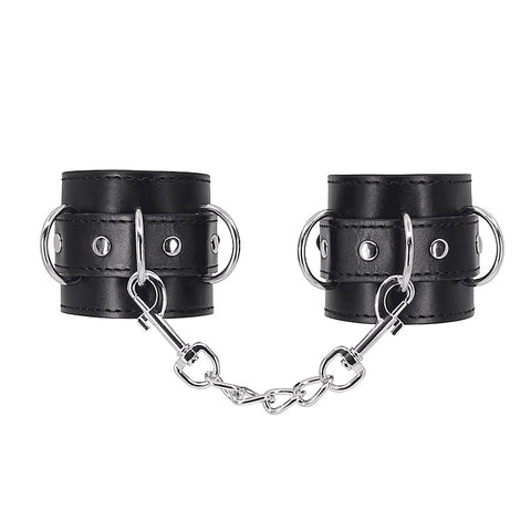 Unlined Faux Leather Wrist Cuffs by Berlin Baby - Cuffs And Restraints