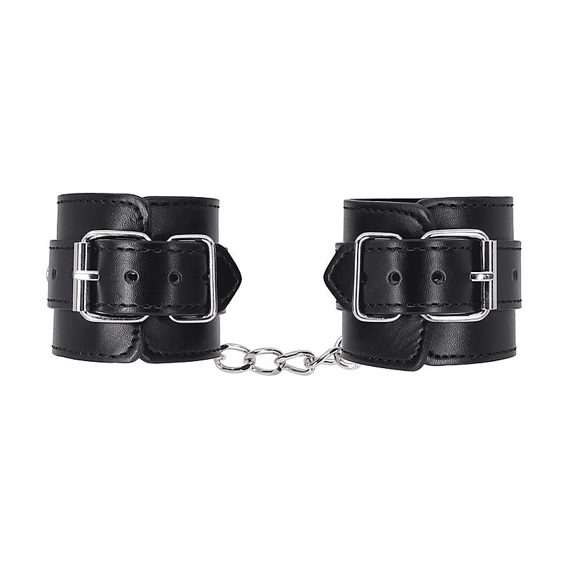 Unlined Faux Leather Wrist Cuffs by Berlin Baby - Cuffs And Restraints