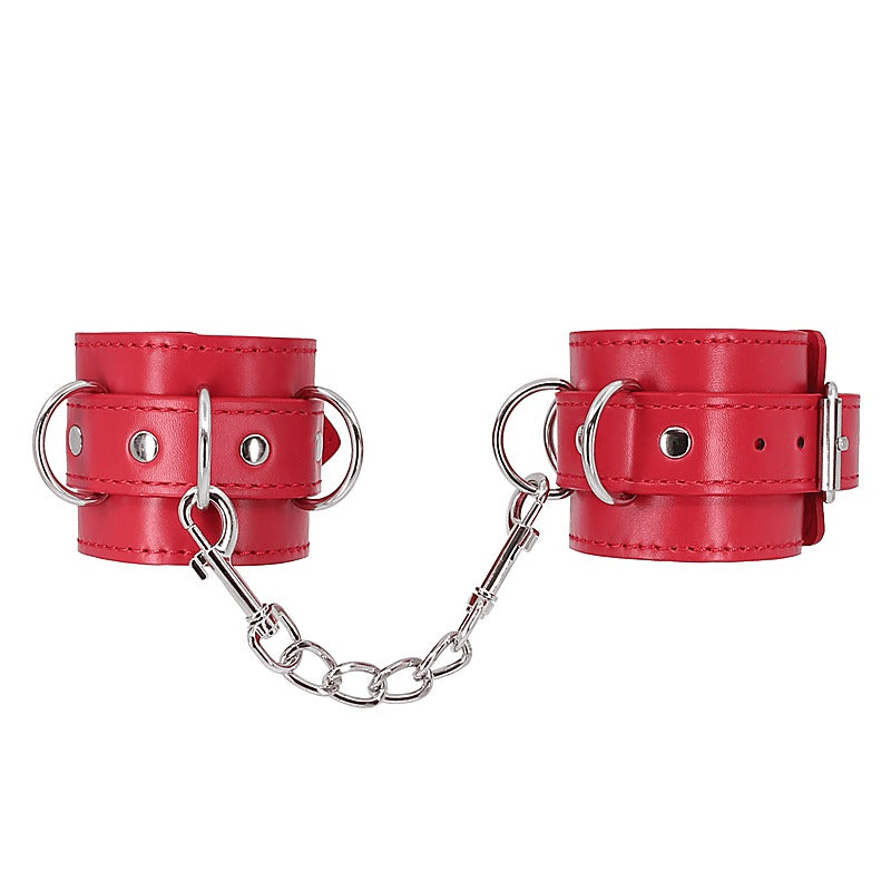 Unlined Faux Leather Wrist Cuffs by Berlin Baby - Cuffs And Restraints