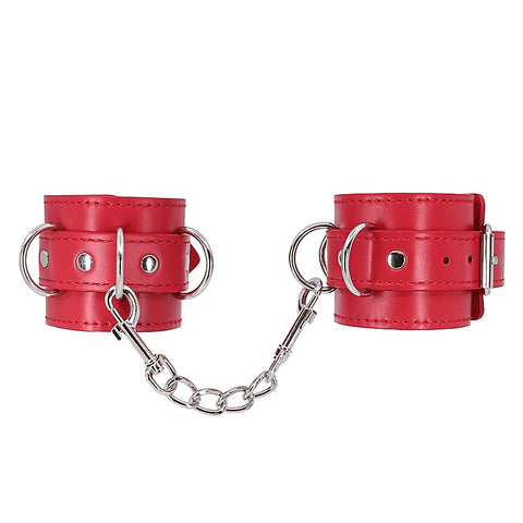 Unlined Faux Leather Wrist Cuffs by Berlin Baby - Cuffs And Restraints