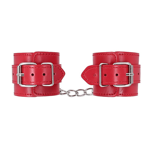 Unlined Faux Leather Wrist Cuffs by Berlin Baby - Cuffs And Restraints