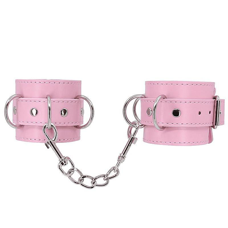 Unlined Faux Leather Wrist Cuffs by Berlin Baby - Cuffs And Restraints