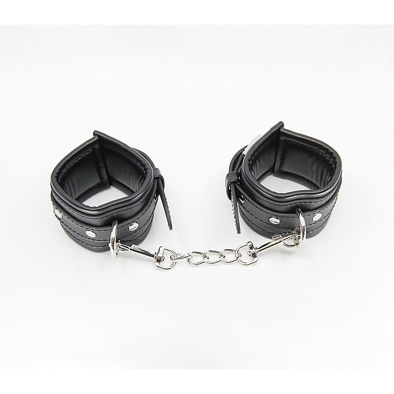 Diamante Buckle Bondage Wrist Cuffs by Berlin Baby - Cuffs And Restraints