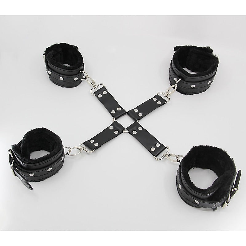 Faux Fur Lined Hog Tie Shackle by Berlin Baby - Cuffs And Restraints