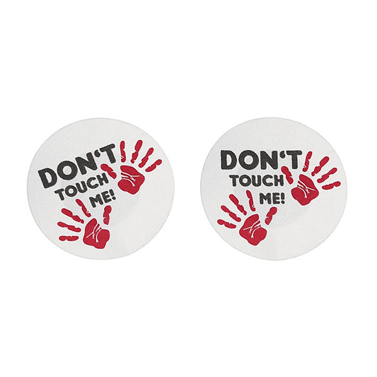 Don't Touch Me Nipple Pasties by Love In Leather - Breast and Nipple Toys