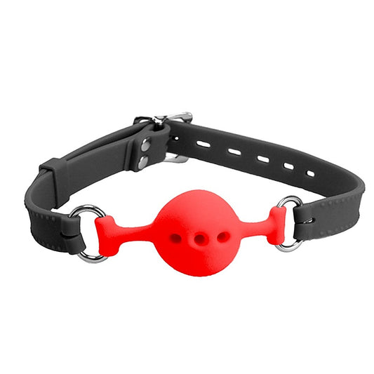 Petite Breathable Silicone Ball Gag by Love In Leather - Bondage Gags and Bits