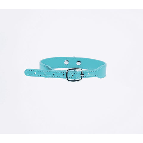 PU BDSM Collar With Centre Ring by Berlin Baby - Collars and Leads