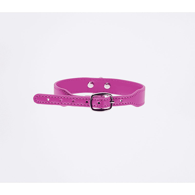 PU BDSM Collar With Centre Ring by Berlin Baby - Collars and Leads