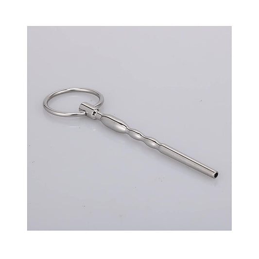 Urethral Plug With Ring by Love In Leather - Urethral Sounds