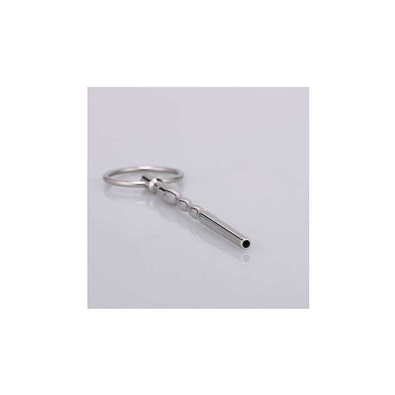 Urethral Plug With Ring by Love In Leather - Urethral Sounds