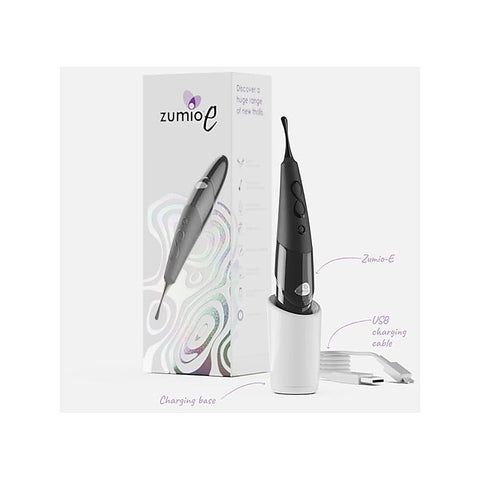 E Ebony Clitoral Stimulator by Zumio - Clit Ticklers and Pulsators