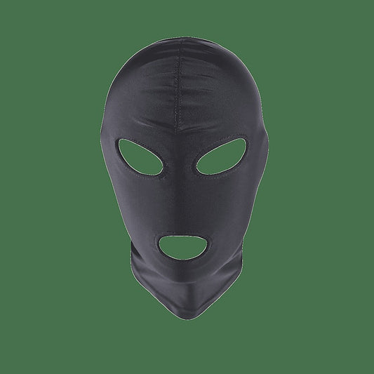 Open Eye & Mouth Design Hood by Love In Leather - Bondage Hoods