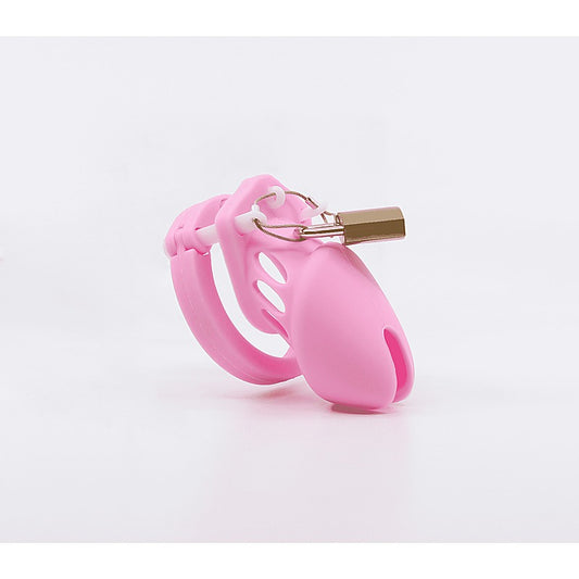 Silicone Male Chastity Cage Short by Love In Leather - Male Chastity