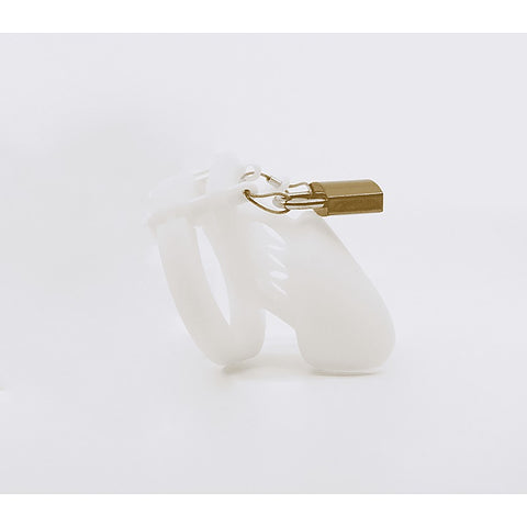 Silicone Male Chastity Cage Short by Love In Leather - Male Chastity