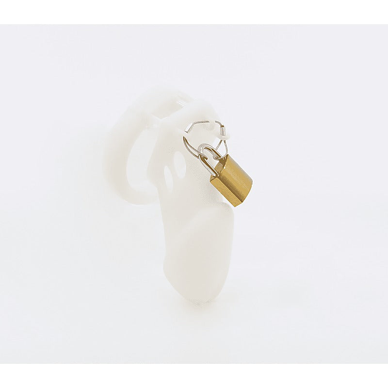 Silicone Male Chastity Cage Short by Love In Leather - Male Chastity