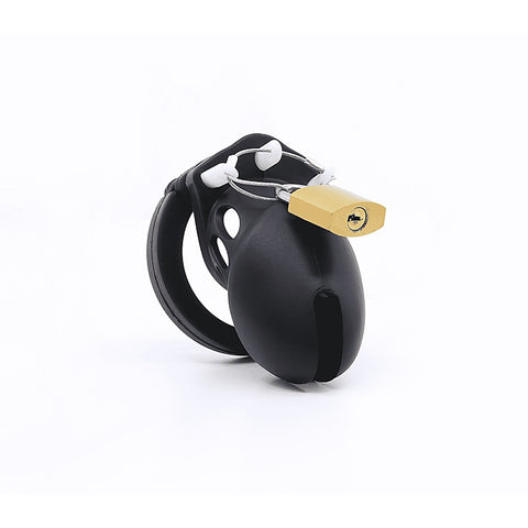 Silicone Male Chastity Cage Short by Love In Leather - Male Chastity