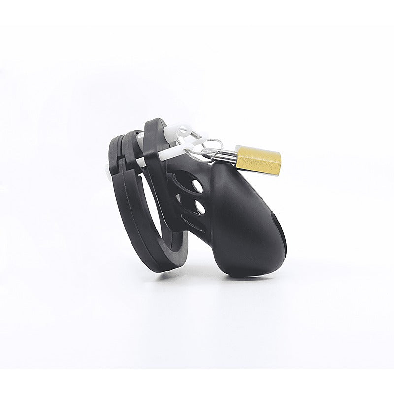 Silicone Male Chastity Cage Short by Love In Leather - Male Chastity