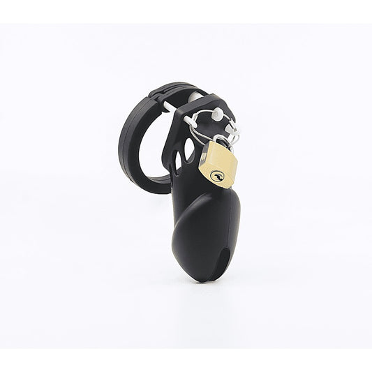 Silicone Male Chastity Cage Long by Love In Leather - Male Chastity