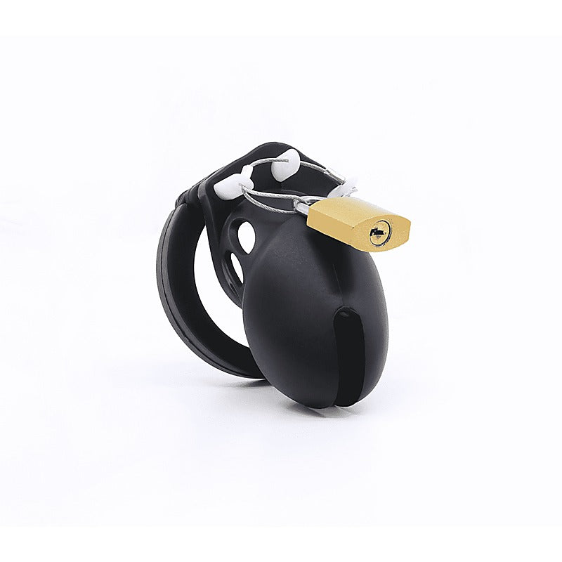 Silicone Male Chastity Cage Long by Love In Leather - Male Chastity