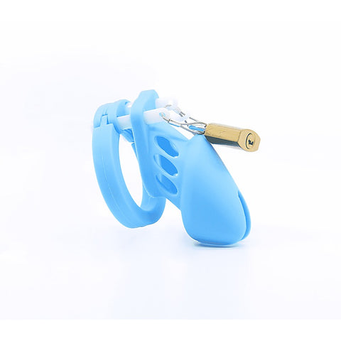 Silicone Male Chastity Cage Long by Love In Leather - Male Chastity