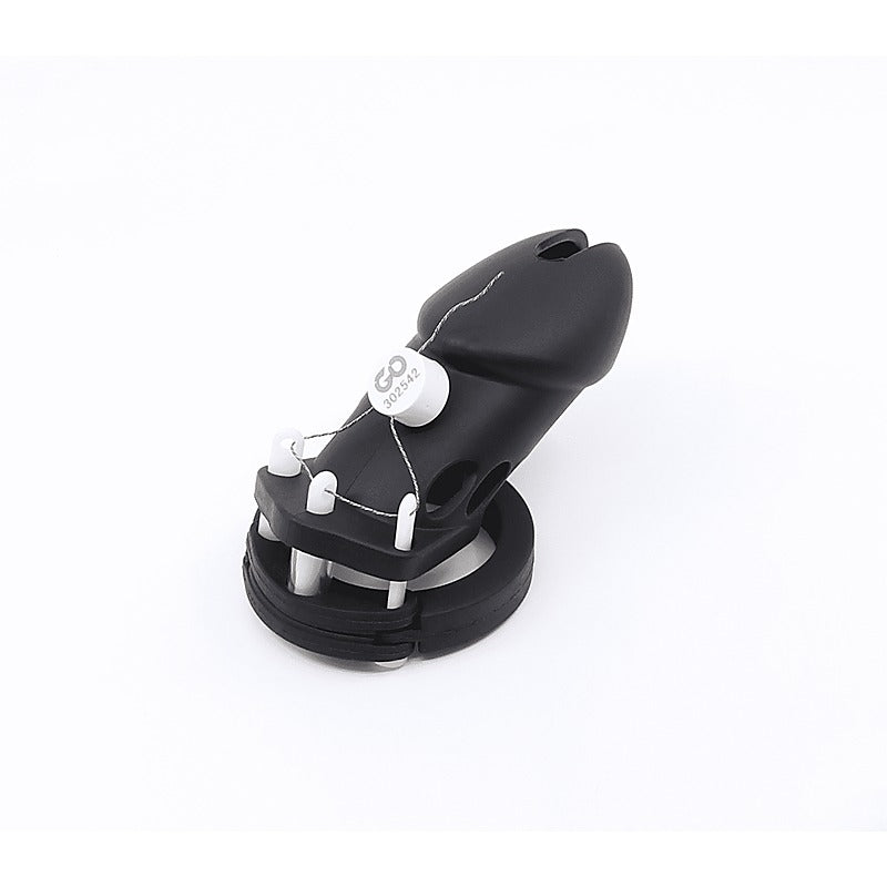 Silicone Male Chastity Cage Long by Love In Leather - Male Chastity