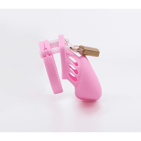 Silicone Male Chastity Cage Long by Love In Leather - Male Chastity