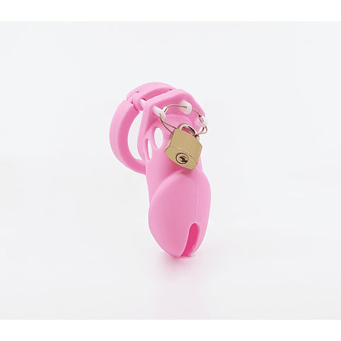 Silicone Male Chastity Cage Long by Love In Leather - Male Chastity