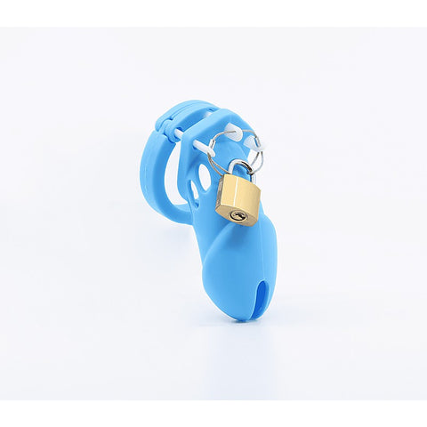Silicone Male Chastity Cage Long by Love In Leather - Male Chastity